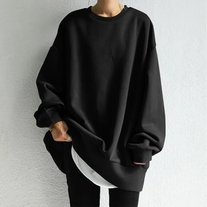 Paare Kapuzenpullover Lockere Rundhalsausschnitt-Mode