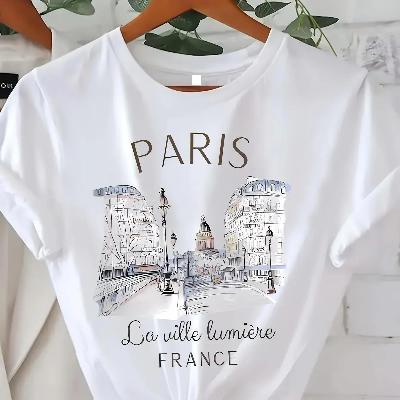 Damen-T-Shirt mit Print – Lässiges Sommer-Oberteil