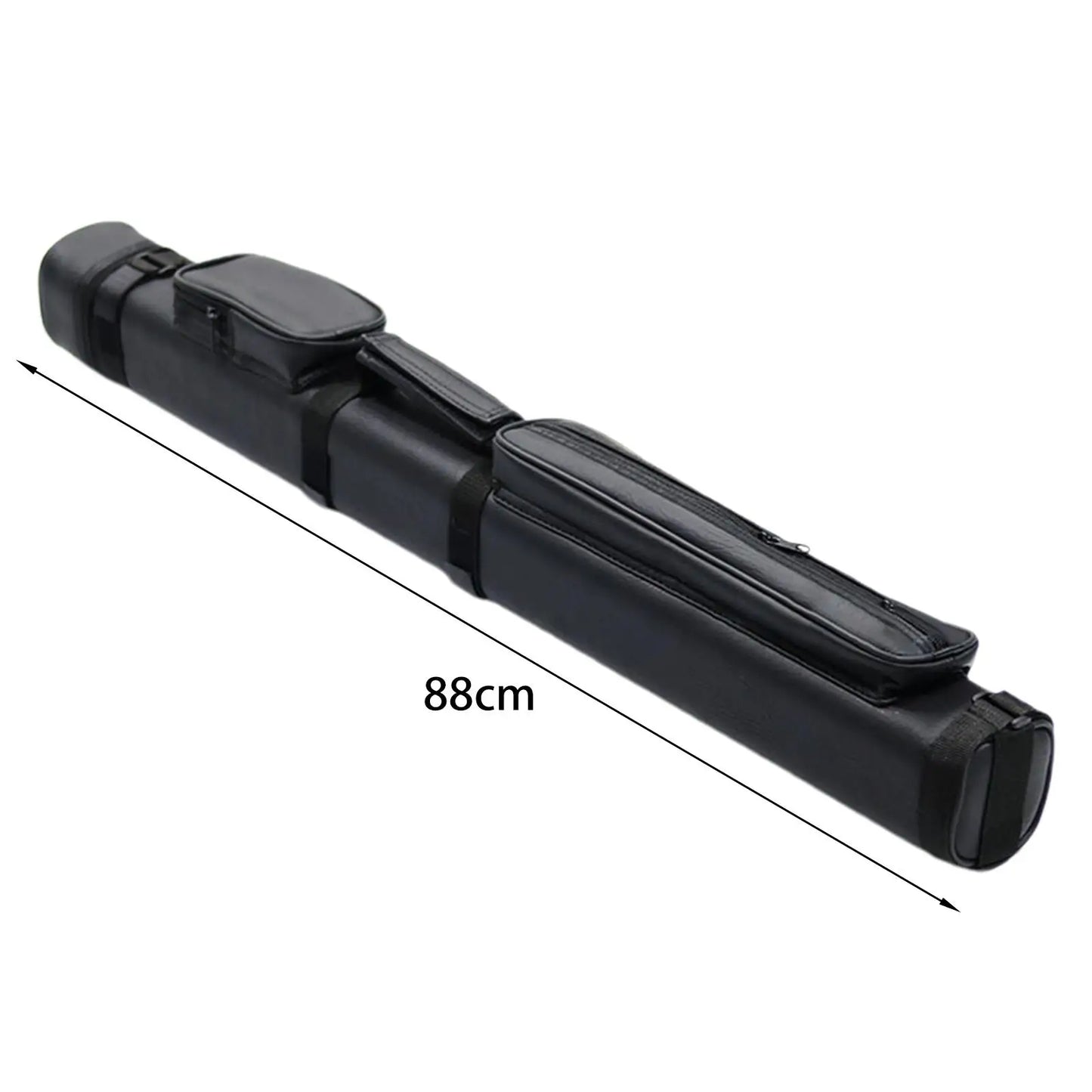 Premium Pool Cue Case for 2 Butts and 2 Shafts - Protective Carrying Bag for Billiard Enthusiasts