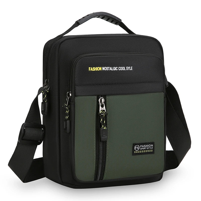 Men's Crossbody Bag – Large Capacity Multi-Pocket - Teglex