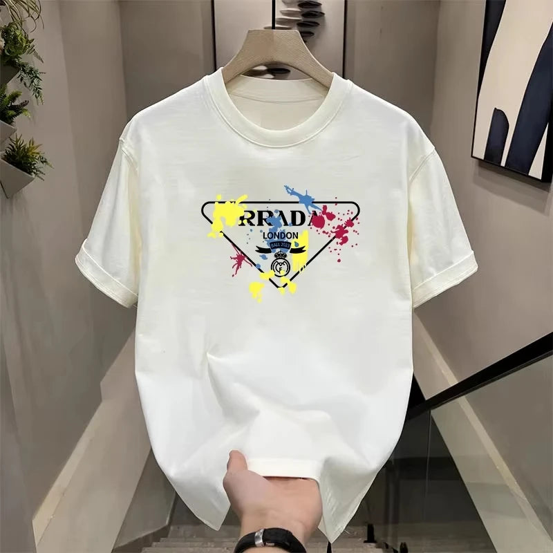 Luxury Brand Women's Cotton O-Neck T-Shirt - Teglex -