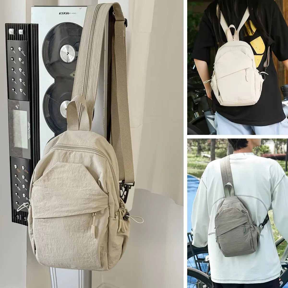Leichte Crossbody Brusttasche – Radfahren & Outdoor-Sport