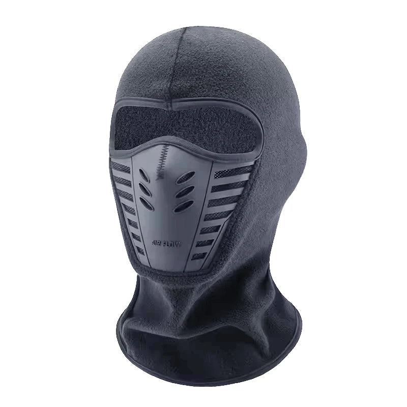 Winter Thermo Motorradmaske Winddichte Sturmhaube Mütze Gesichtsbedeckung Fleece für Ski Radfahren Reiten Warm Staubdicht Vollgesichtsmaske