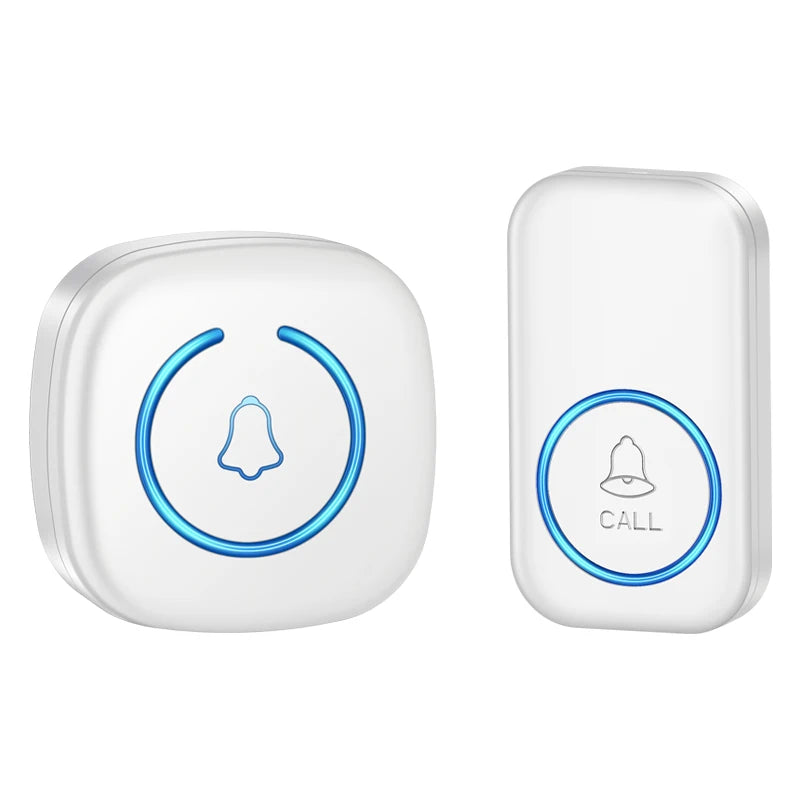 Wireless Doorbell Intelligent Welcome Door Bell 300M/984 FT Remote 60 Songs Melodies Home Smart Doorbell US EU UK Plug Optional - Teglex