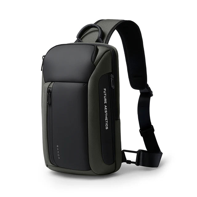Bange New Oxford Fashion Waterproof Chest Bag Crossbody Bag Men's Models Men's Chest Bag Leisure Shoulder Satchel Large Capacity