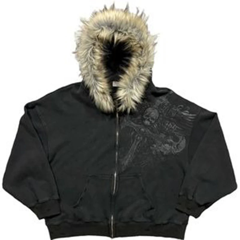 Unisex Zip-Up Thick Hoodie Sweatshirt Jacket – Versatile