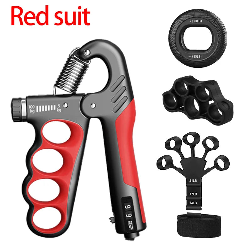 5-60/100/150kg Grip Strength Gym Wrist Expander Hand Strengthener Adjustable Muscle Recovery Fitness Hand Strength Exercise - Teglex -