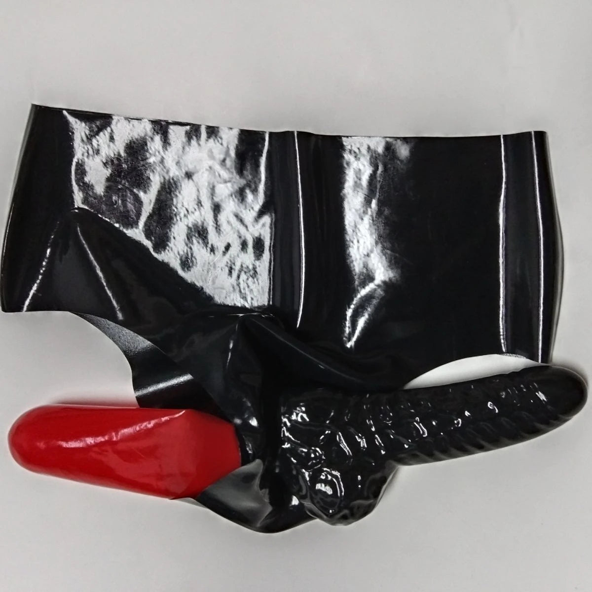 Men'S Latex Briefs With 2 Condoms