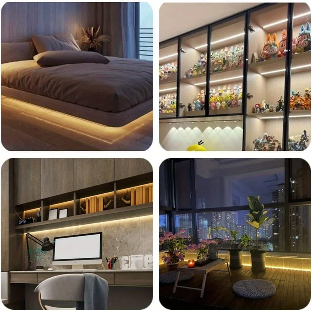Neon LED Light Strip 5V USB Smart Gesture Sensor Dimmer Switch Flexible Waterproof Silicone Neon Sign Rope Tupe Room Decoration - Teglex
