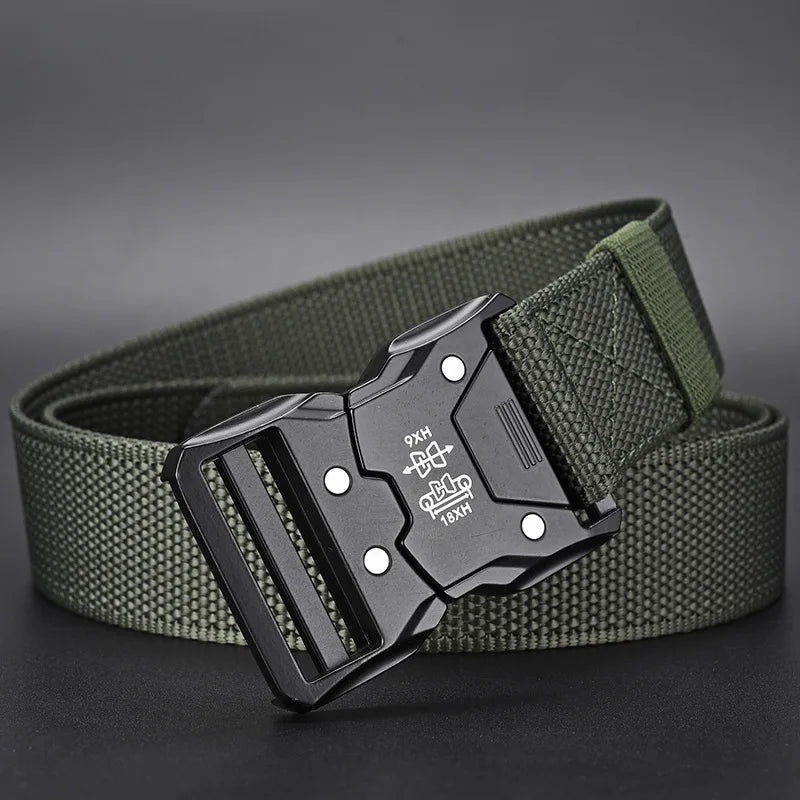 Tactical Waist Belt - Durable Automatic Buckle, Perfect for Outdoor Adventures, Unisex Accessories for Men and Women - Teglex