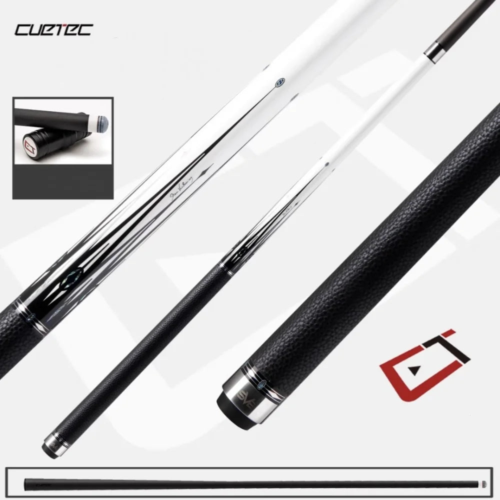 CUETEC 58" SVBII Cynergy Carbon Fiber Billiard Pool Cue Stick 11.8/12.5mm