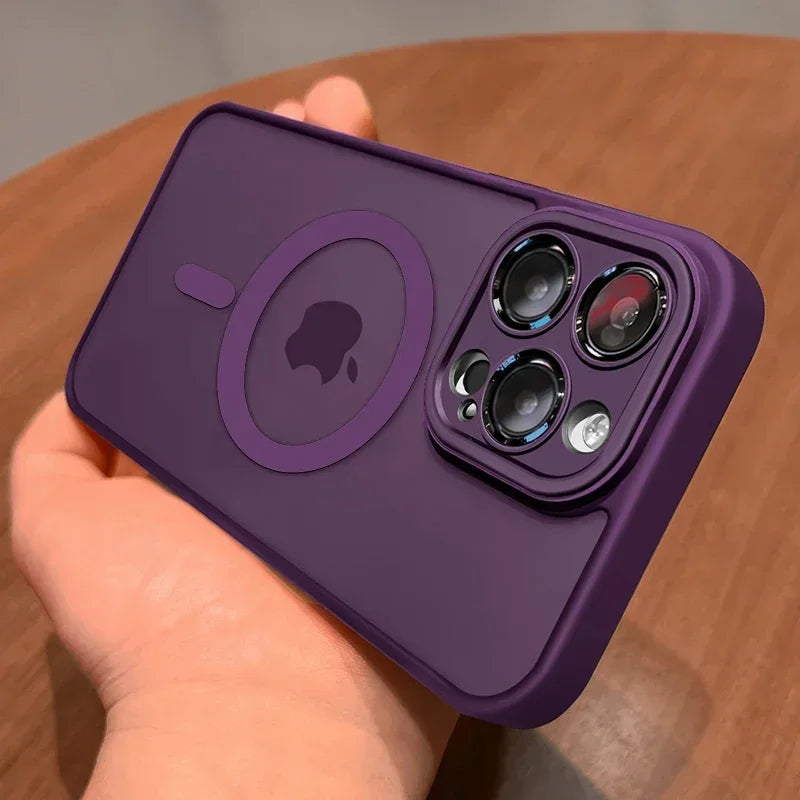 Matte Armor MagSafe Hülle iPhone 16 15 14 13 12 11