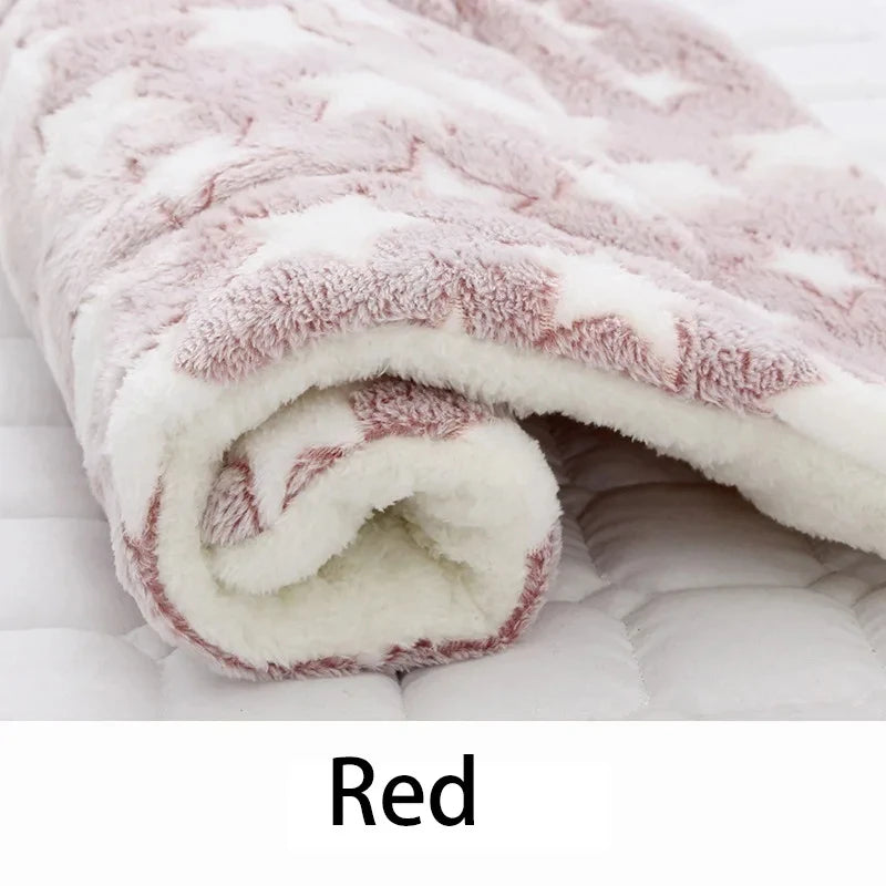 Haustier-Schlafmatte aus Flanell – Hunde- & Katzenkissen/-Decke