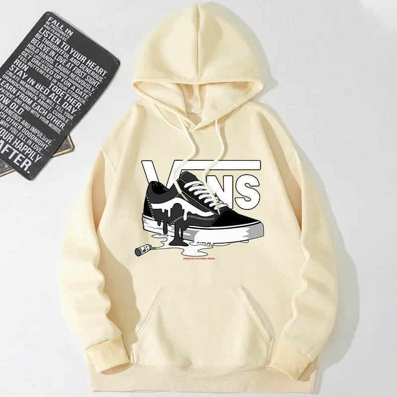 Exclusive Collab Fleece Hoodie Unisex Casual Pullover - Teglex
