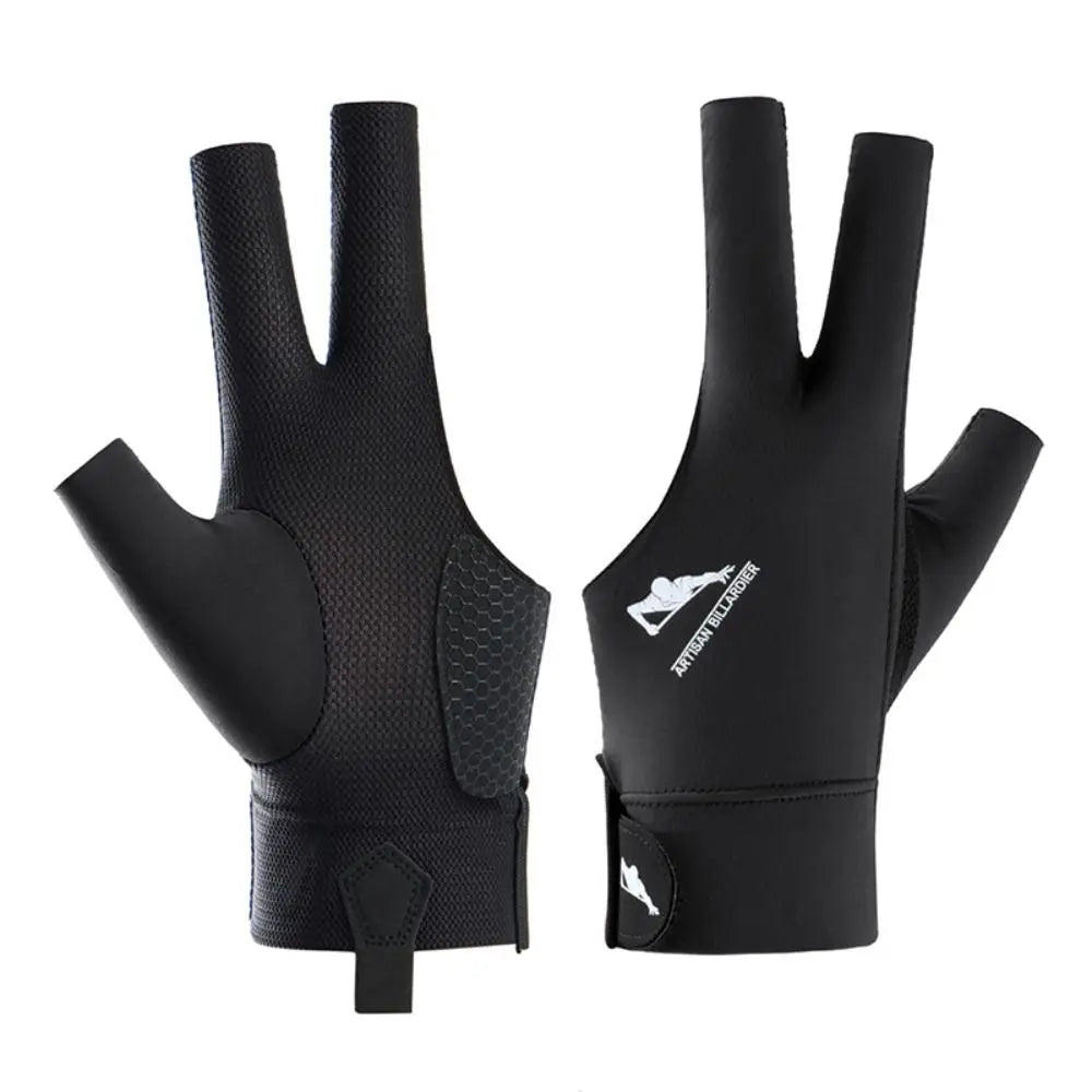 3-Finger Snooker Glove - Elastic Anti-Slip Billiard Training Glove - Teglex