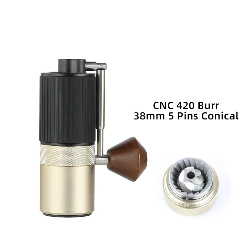 Manual Burr Coffee Grinder CNC Stainless Steel