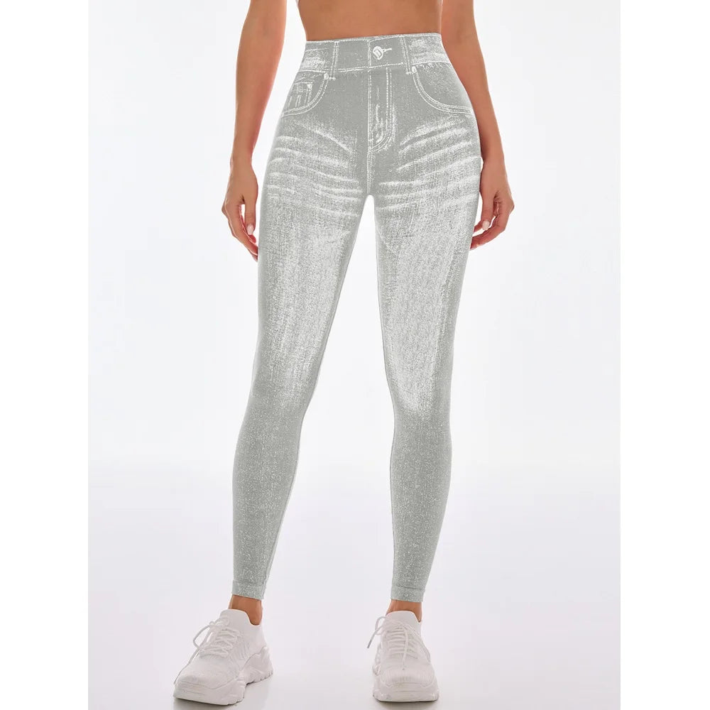 Teglex Legging Jeans Yoga Leggings – Nahtlos Skinny