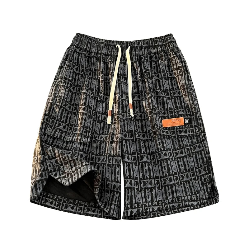 Men's Summer Fitness Running Shorts – Loose Straight Leg