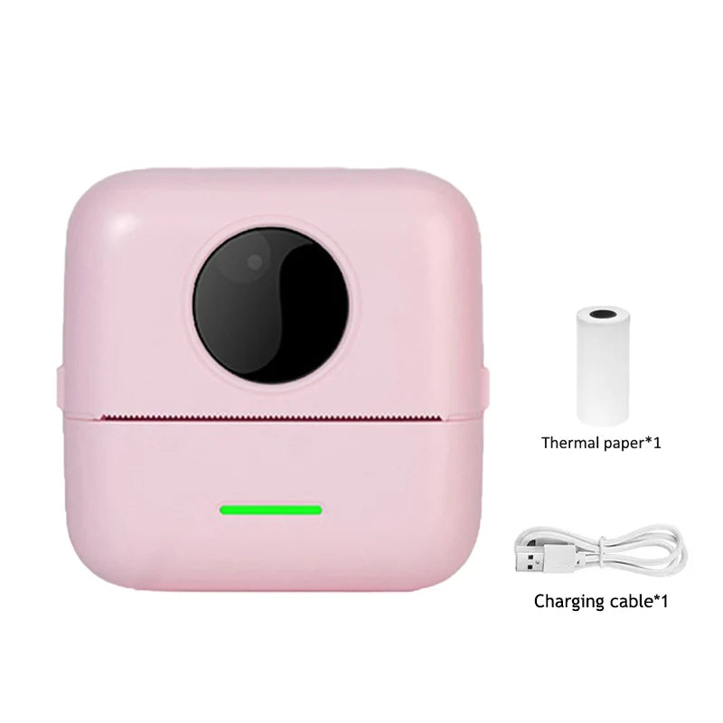 Mini Tragbarer Bluetooth Thermodrucker Etikettendrucker Tintenlos