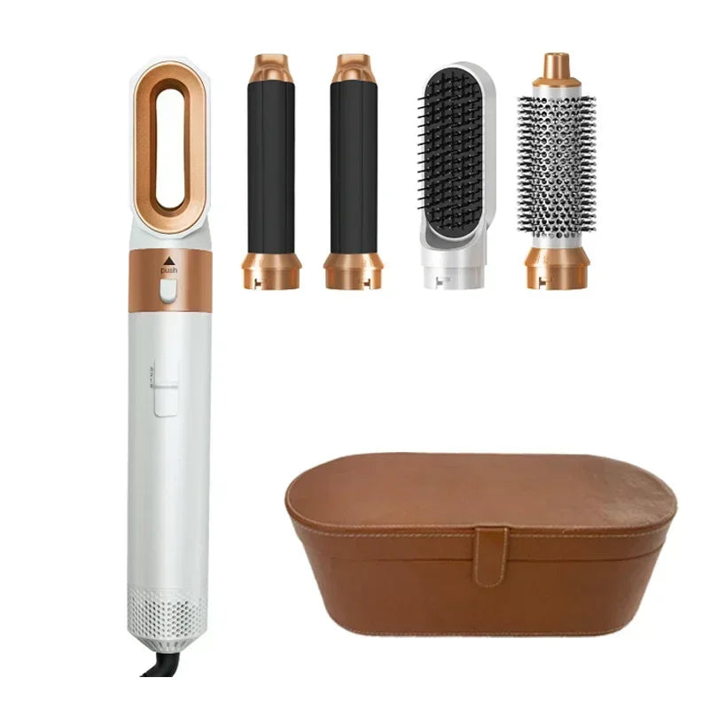 5-in-1 Hair Dryer Curling Iron Straightener Styling Tool Set