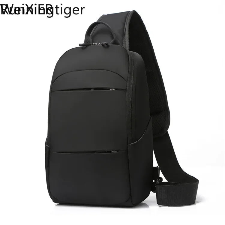 Men's Waterproof USB Multifunction Crossbody Bag – Designer Messenger & Travel Pack