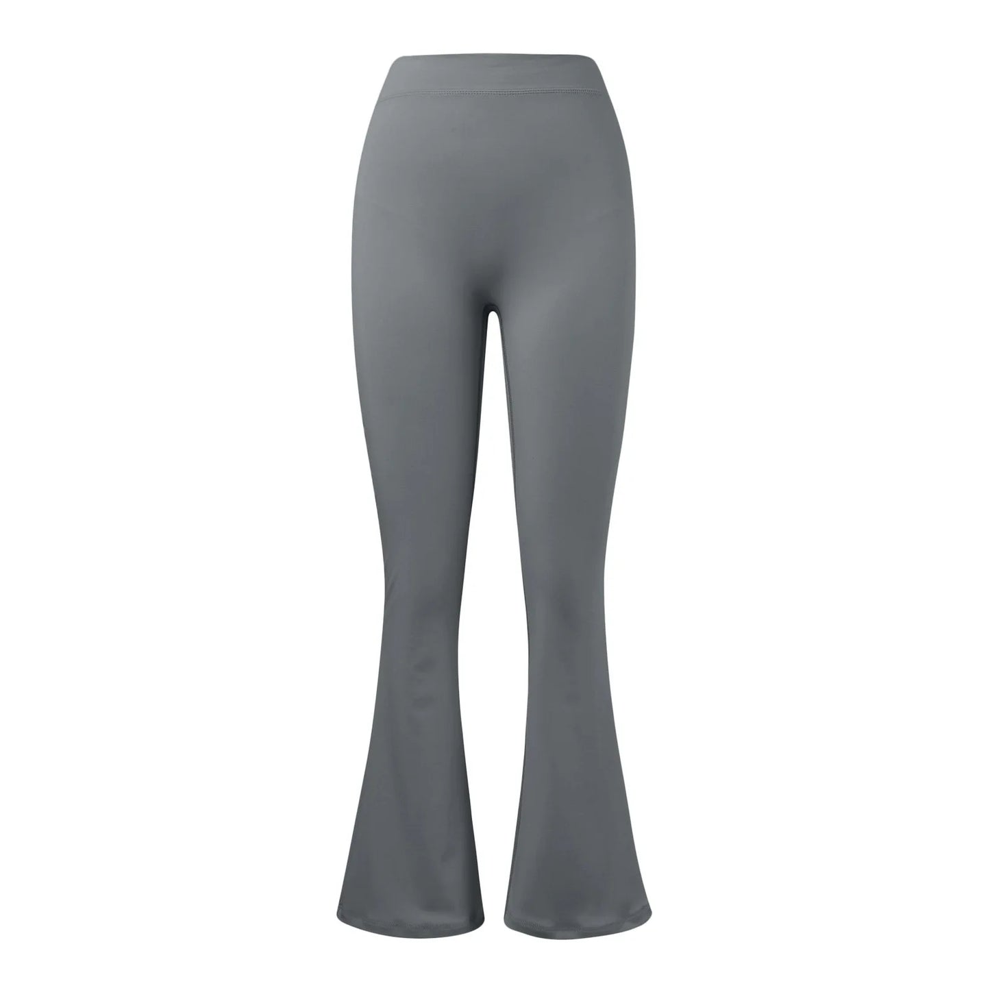 Fashion Micro Horn Leggings Women V-back Waist Sports Pants High Waist Push Up Butt Gym Pants Solid Slim Casual Leggings - Teglex -