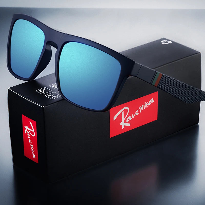 Fashion Square Vintage Polarisierte Sonnenbrillen Männer Frauen Retro Fahr- Angel- Sonnenbrillen UV400 Brille