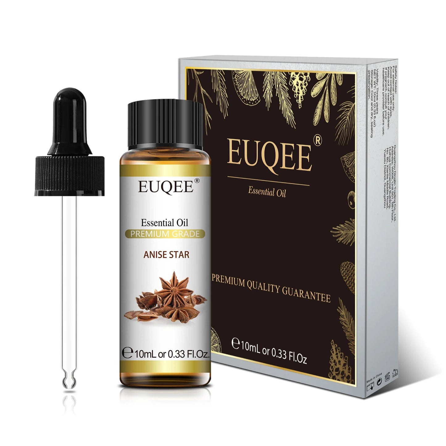 EUQEE 10ml Reines Natürliches Ätherisches Öl Set – Multi-Duft