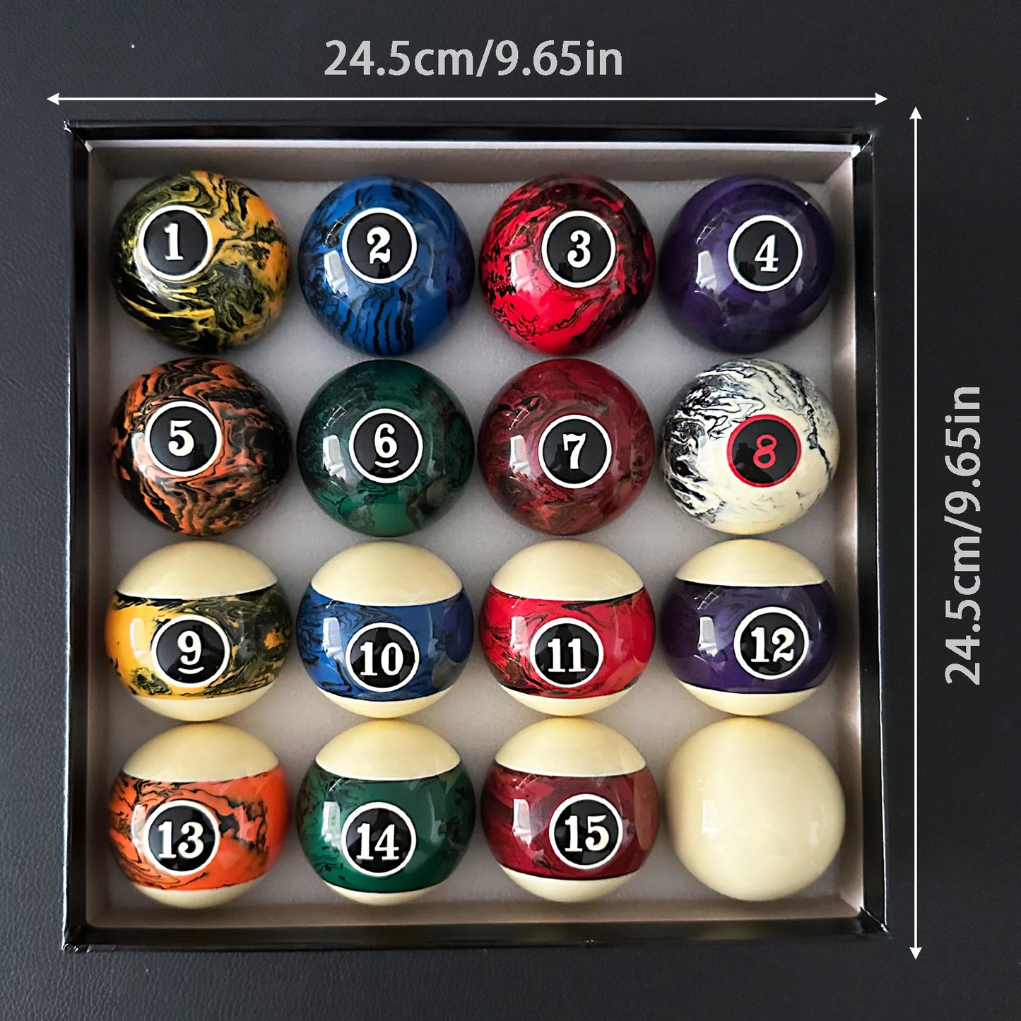 High-Quality Resin Dream Billiard Ball Set