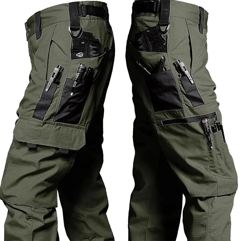Men's Tactical Cargo Pants – Waterproof Multi-Pocket Hiking