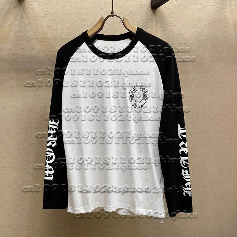 Latest Trend Street Print Quick Drying Couple Running Fitness Sports Top Long Sleeved Shirt - Teglex -