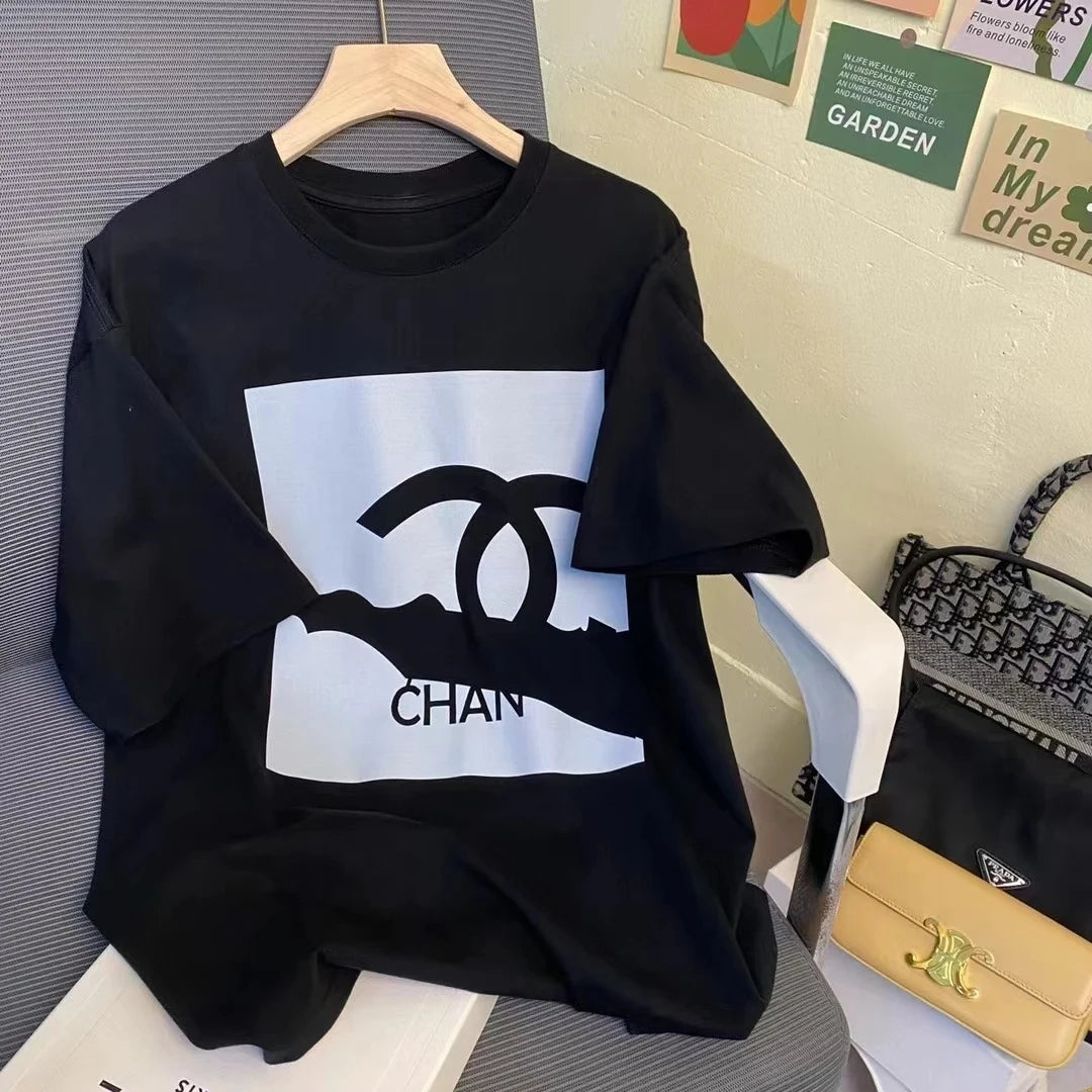Designer Luxury Cotton T-Shirt | Unisex O-Neck Tee