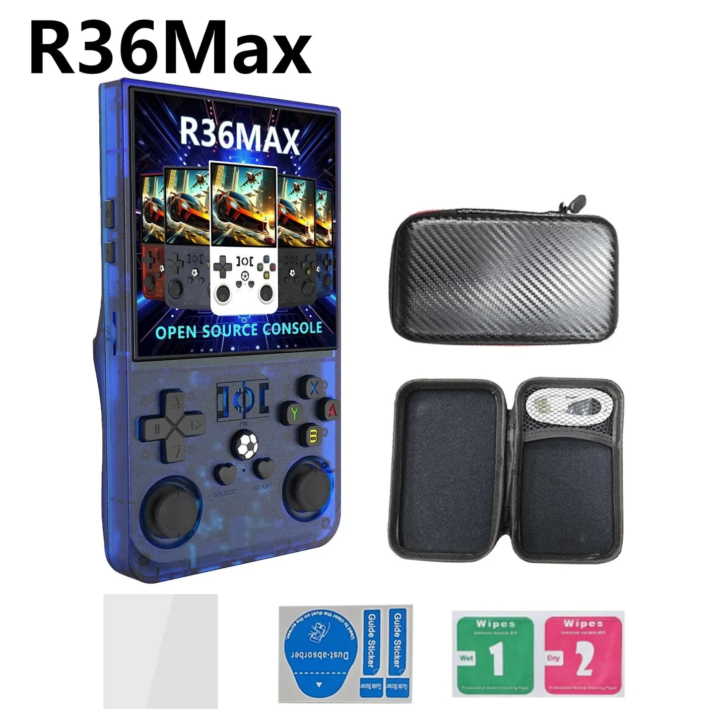 R36S Handheld Game Console | 20000+ Games | 128GB | 3.5" IPS Screen | Teglex