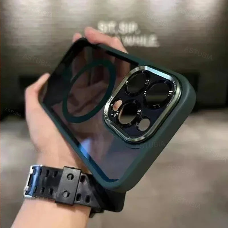 Magnetic Metal Lens Case – iPhone 11–17 Pro Max Plus - Teglex