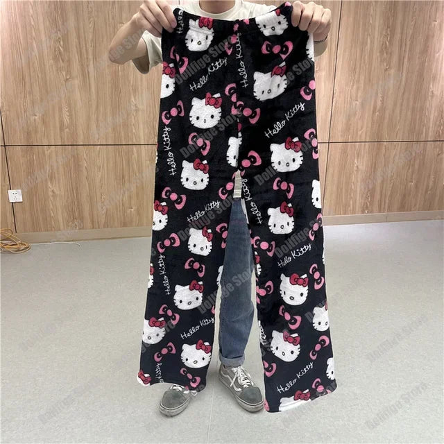 Hello Kitty Flanell-Pyjamahose – Kawaii Anime