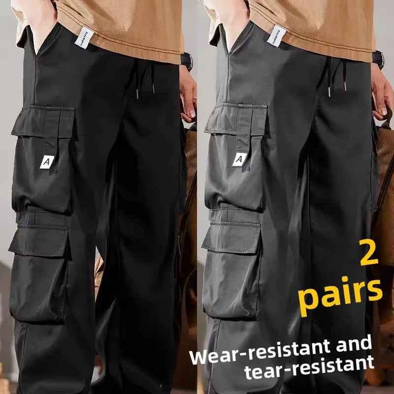 Men's Workwear Pants – Loose Fit Wear-Resistant Casual Durable