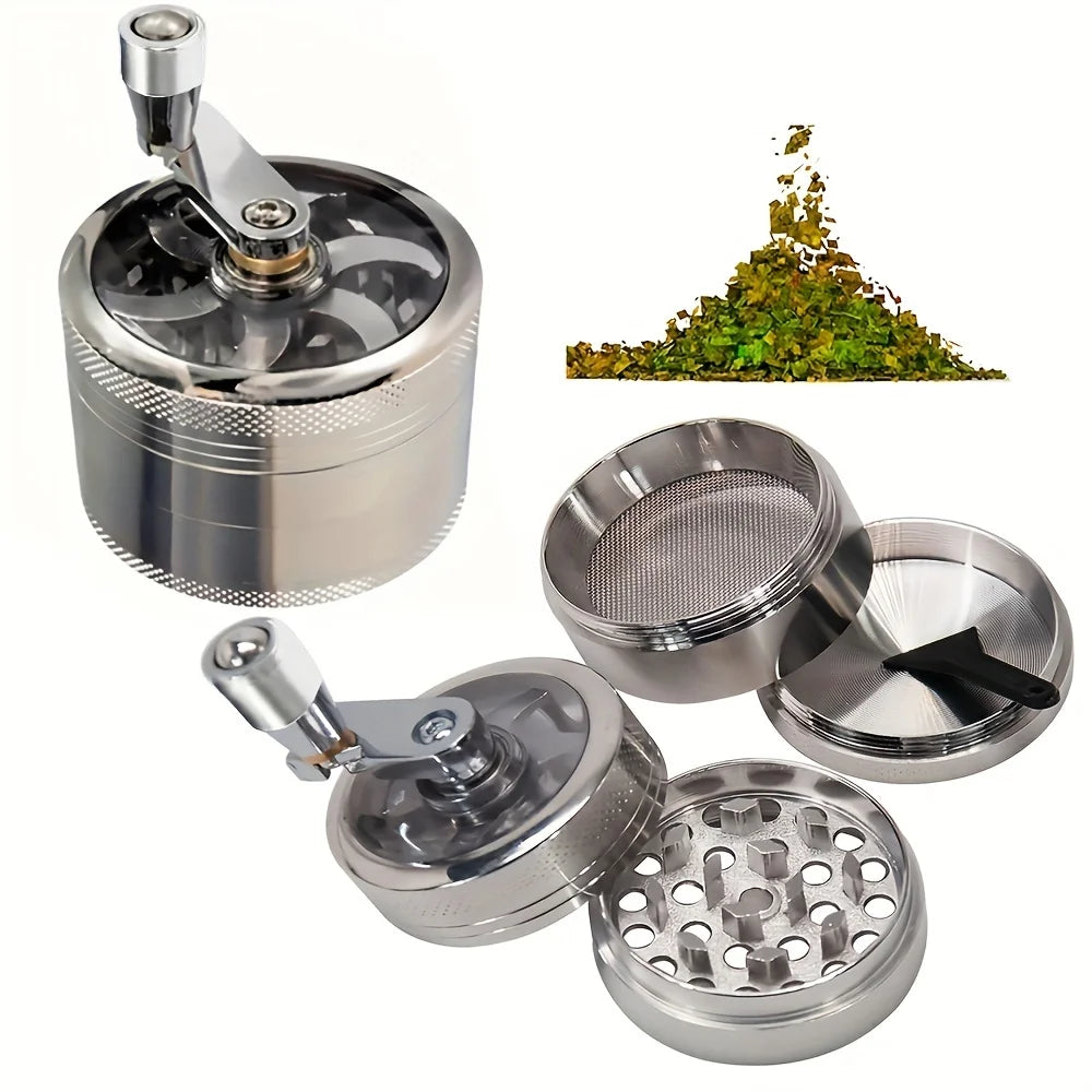 Nuss- und Gewürzmühle für Muskatnuss, Ingwer, Steinsalz und Pfefferkörner, Handwerkzeuge, Zerkleinerer