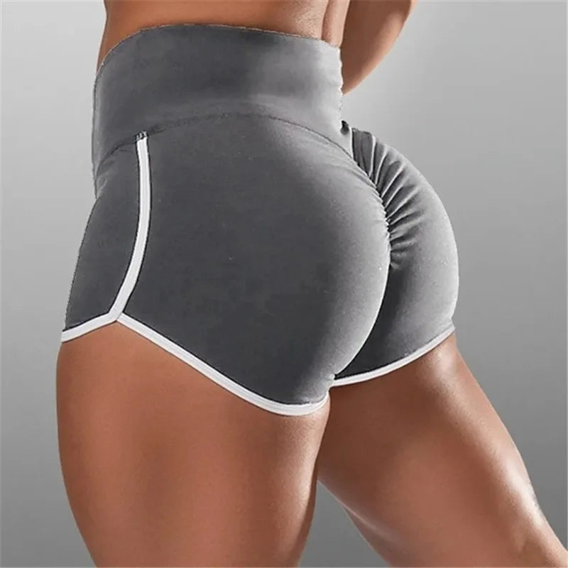 Damen Gym Yoga Shorts Low Waist dehnbar schmal geschnitten