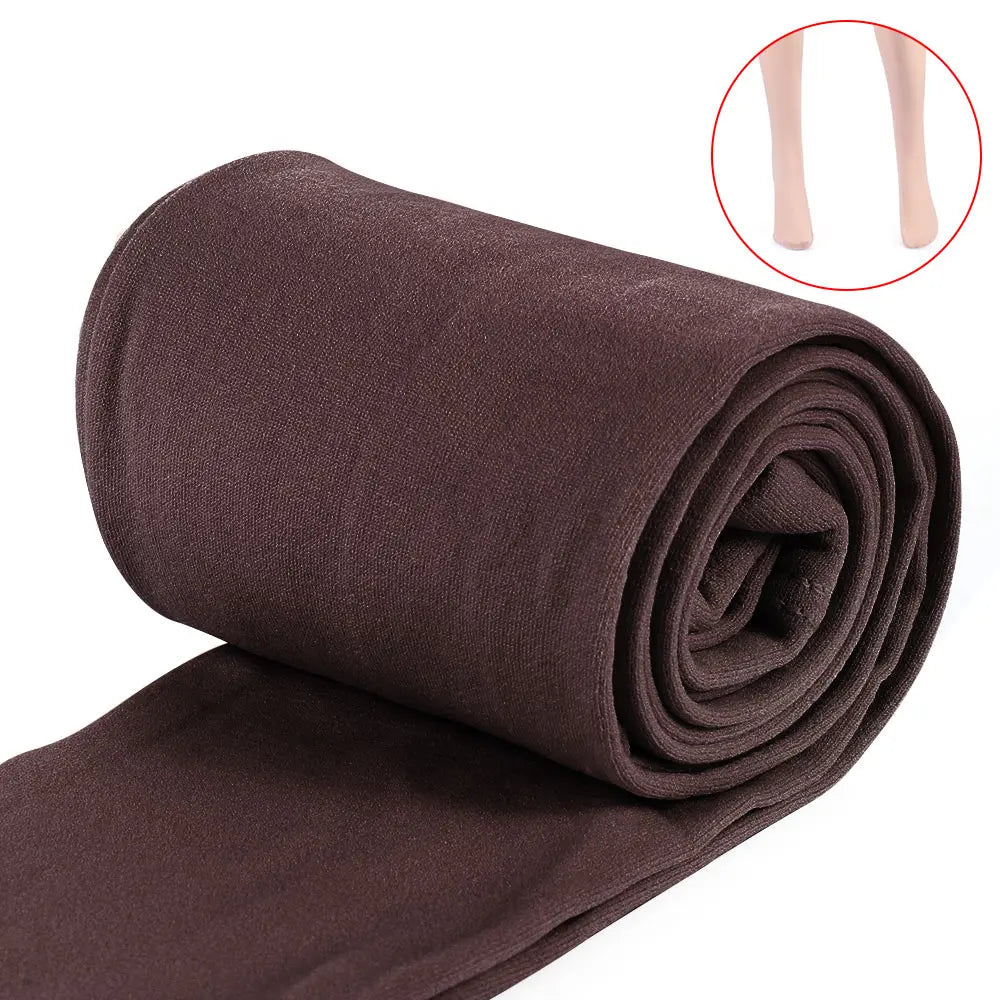 Damen Winter Thermo-Strumpfhose gefüttert Stretch Leggings Hose