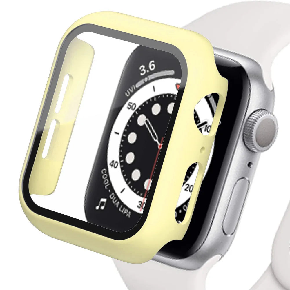Panzerglas + Hülle Apple Watch 40-45mm Series 4-10 SE