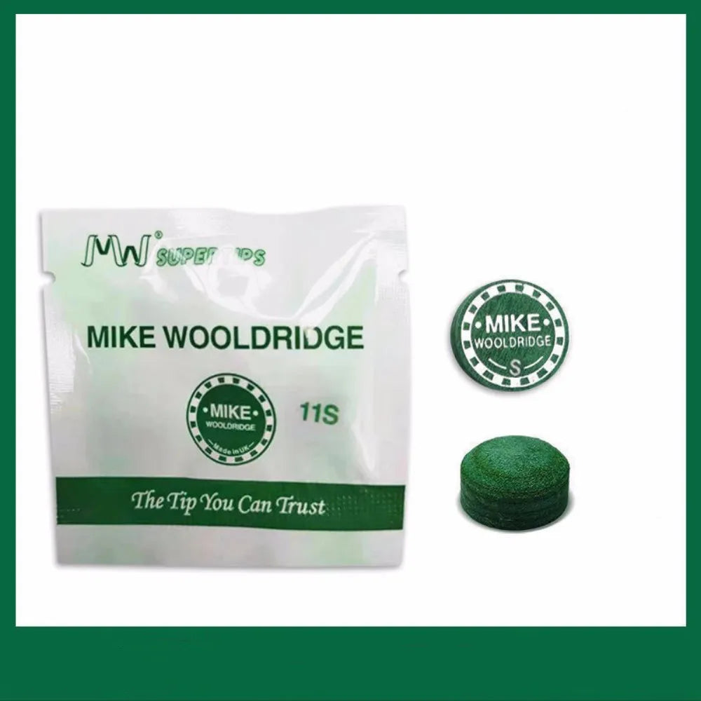 Mike Wooldridge Verde Ghost Snooker Cue Tip 11-14mm