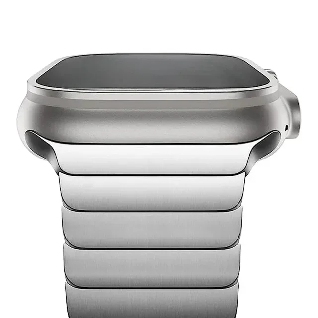 Stainless Steel Apple Watch Link Bracelet Band Men's Women's