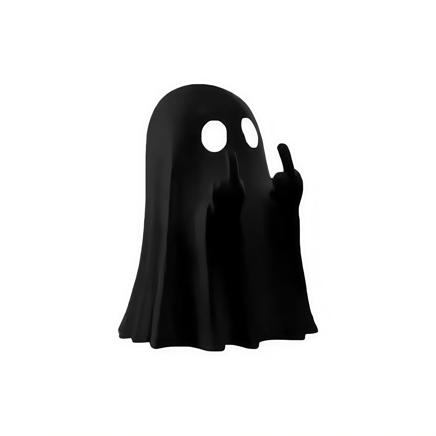 Mittelfinger-Geist-Statue – Halloween-Heimdekorationsfigur