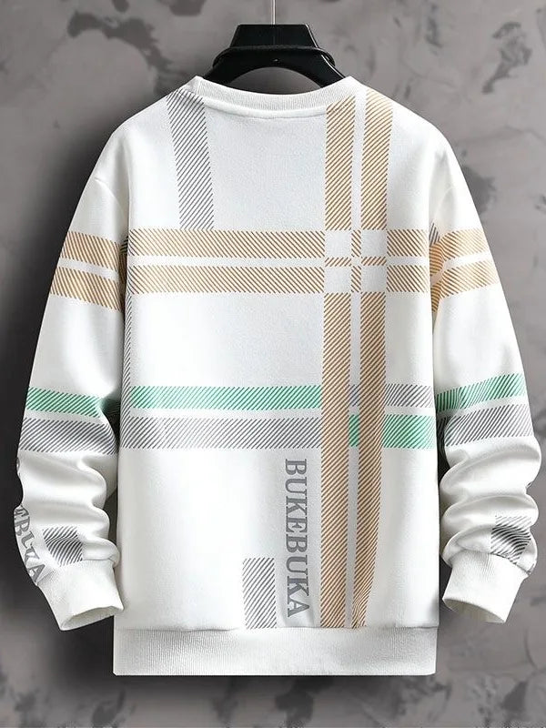 Men's Loose Heavyweight Sweatshirt Long Sleeve Spring Autumn
