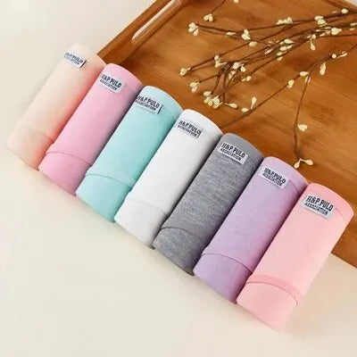 7Pcs Women's Cotton Plus Size Briefs Panties