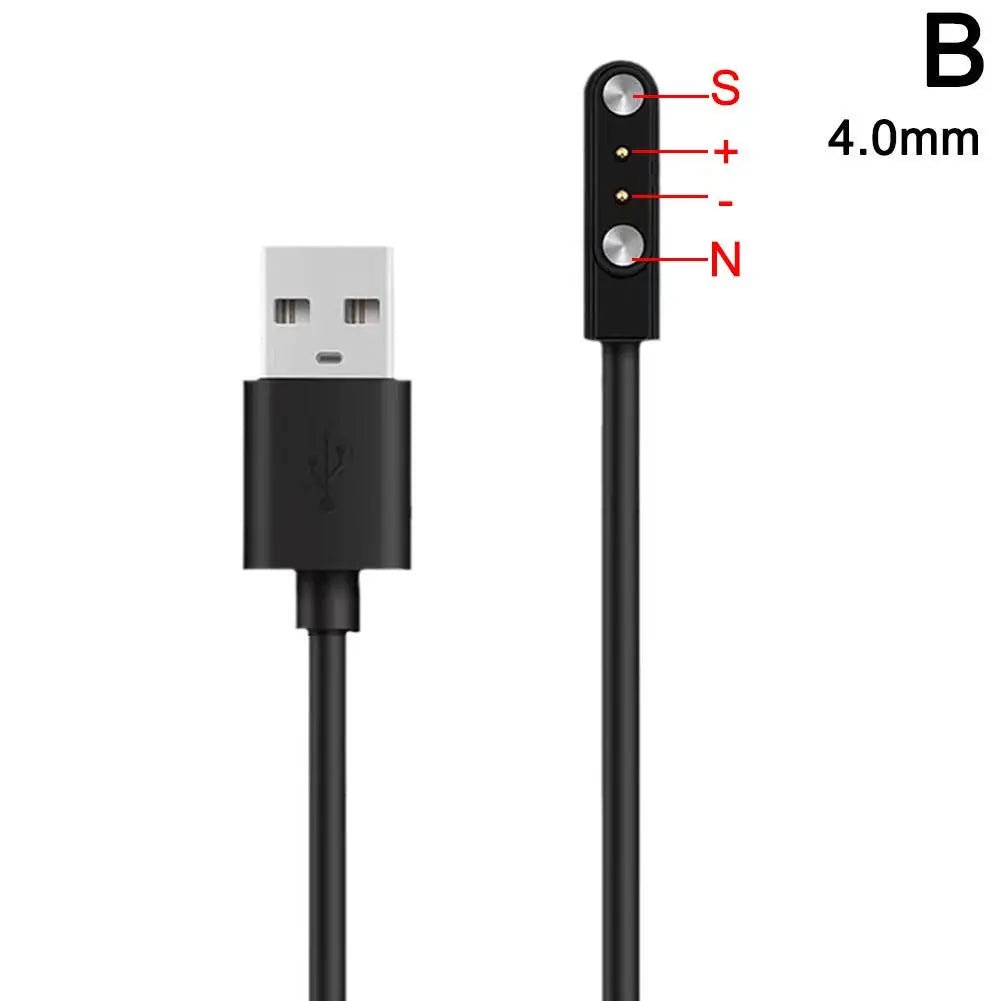 Magnetic USB Charging Cable Smart Watch 2-Pin Universal