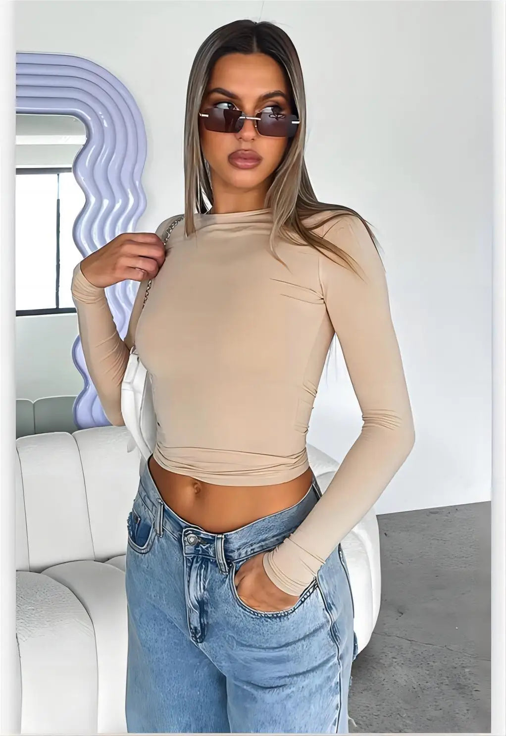 Women's Slim Fit Hoodie T-Shirt Street Top