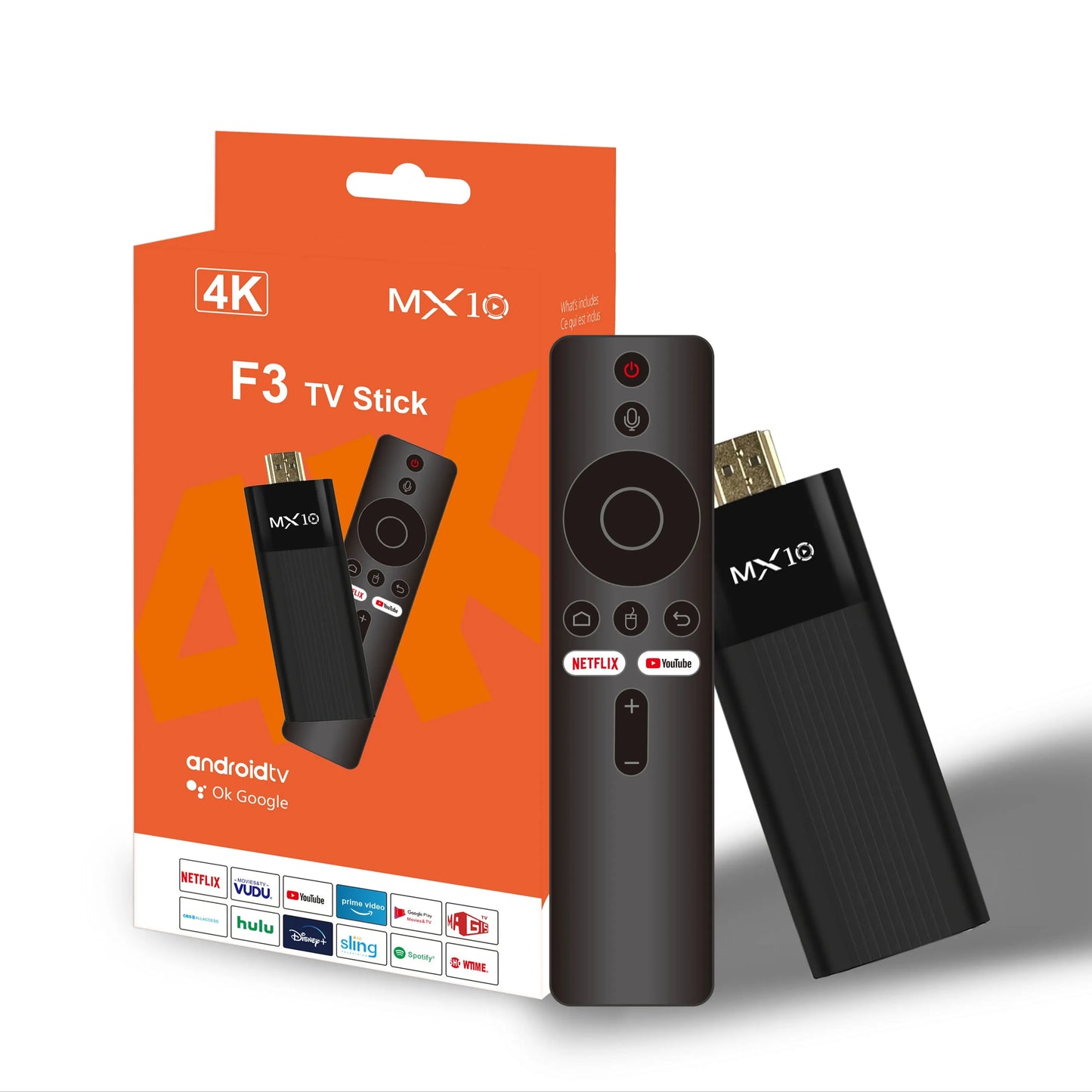 MX10-F3 Produkt H313 Quad-Core WiFi6 Bluetooth 5.0 Unterstützung 8K H313 Android 13.0 2+16GB 4+32GB 4+64GB TV-Stick-Box