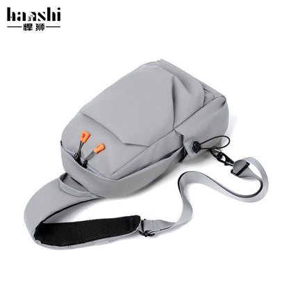Fashion Men's Chest Bag High-end Casual Women's Crossbody Bag Trendy Lightweight Waterproof Shoulder Bag Travel Breathable Chest Bag