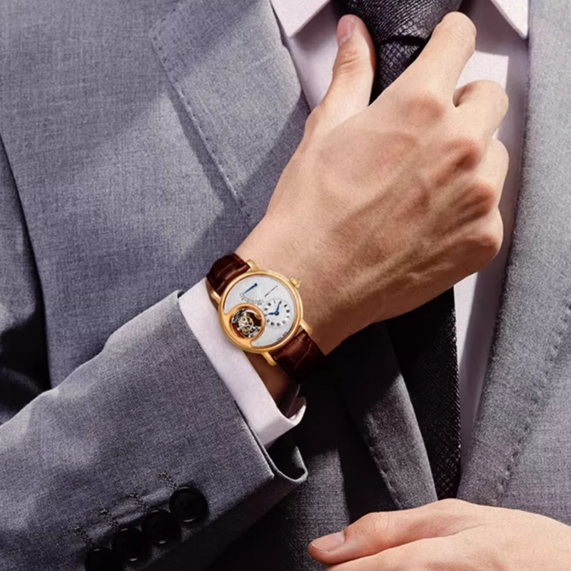 Sea-Gull ST8520G Tourbillon Watch front view